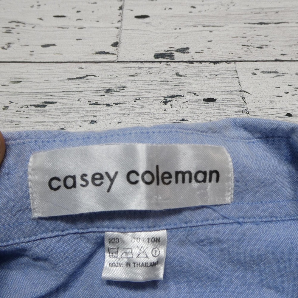 Casey Coleman Shirt Womens XL Blue Halloween Trick Or Treat Candy Embroidered - Picture 3 of 7